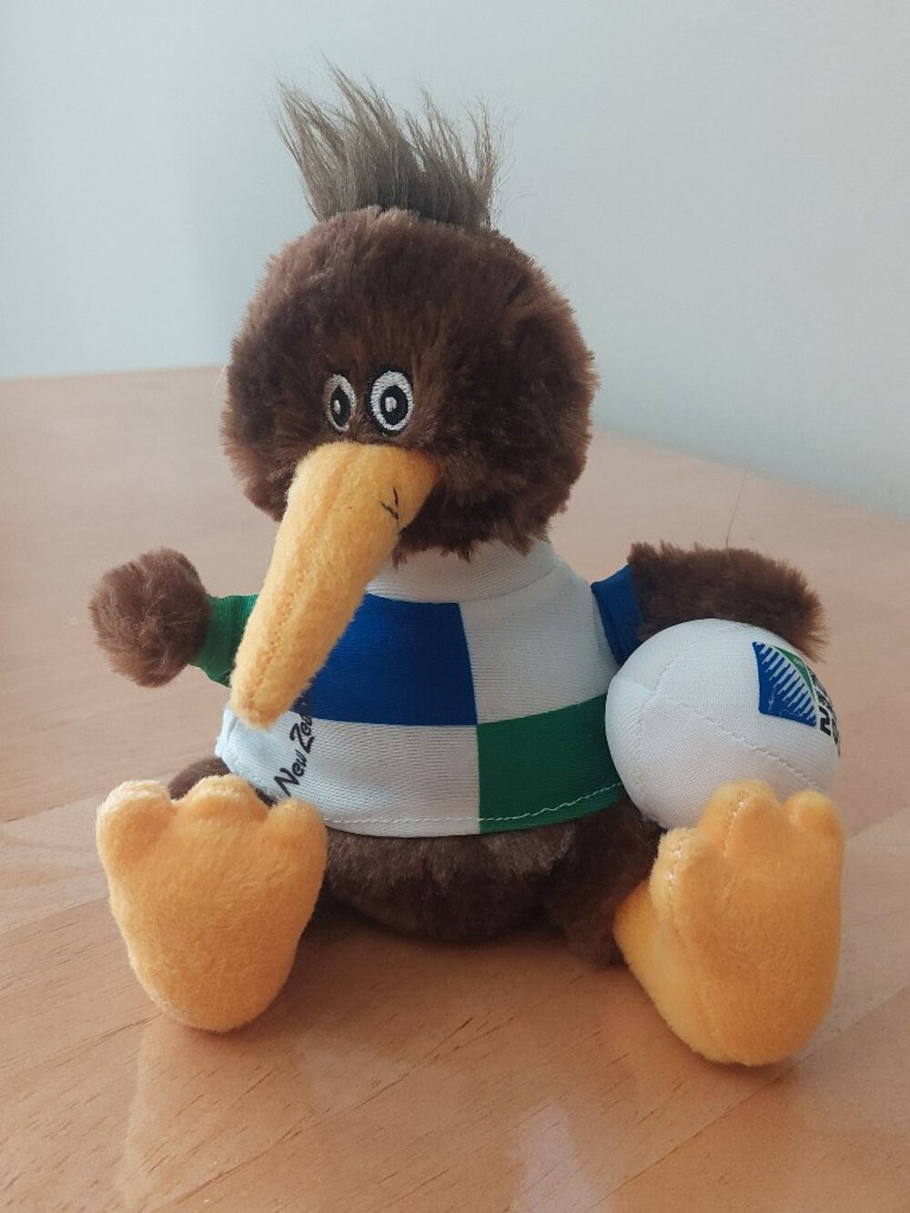 Official Rugby World Cup 2011 New Zealand Kiwi Plush Mascot/ Toy Doll